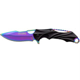 Tac-Force 5" Rainbow Spring Assist Folding Pocket Knife w/ Clip